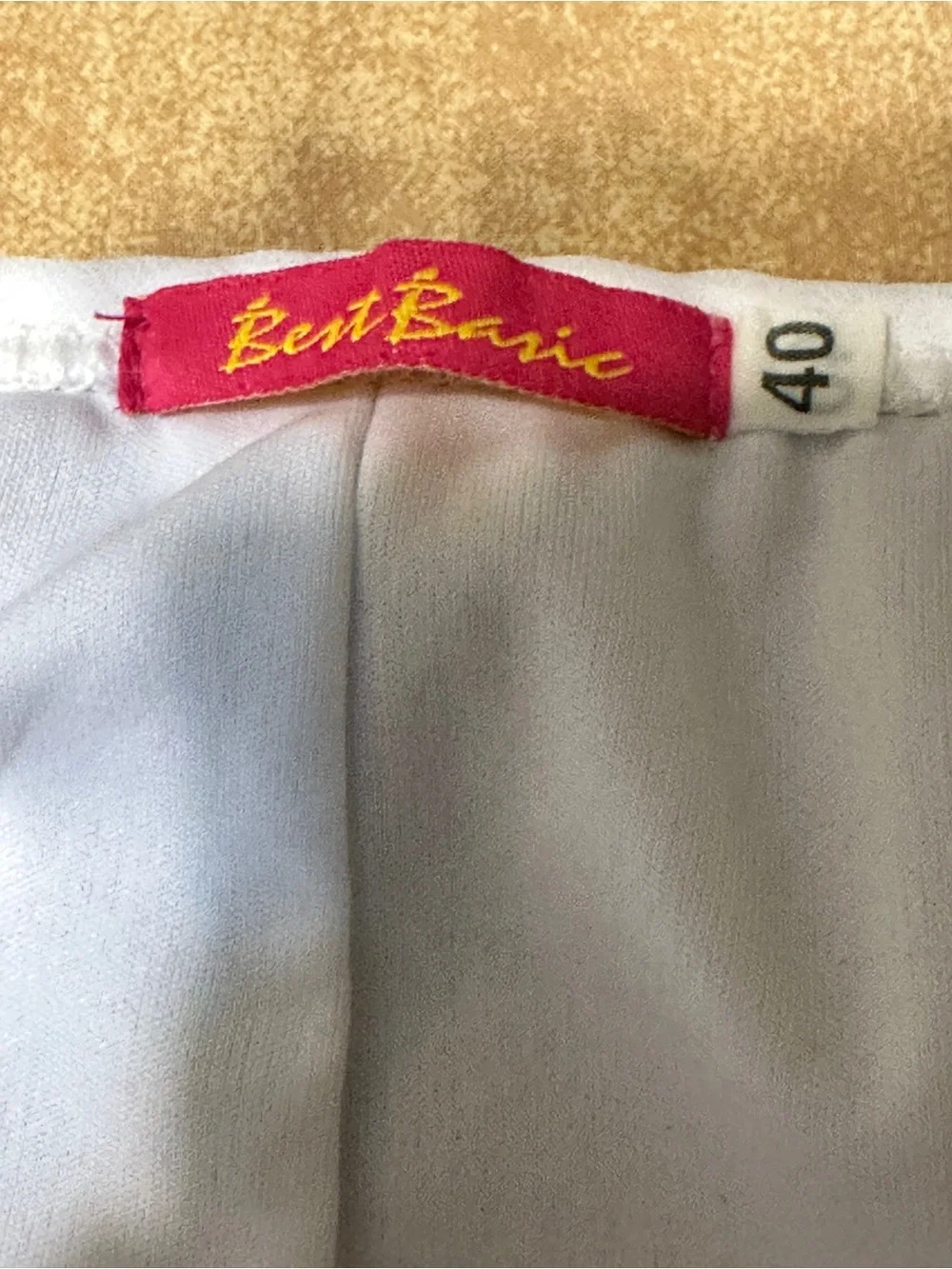 ⁠Vintage Best Basic White Chiffon Asymmetric Midi Skirt Y2K Layered Hem Size 40
